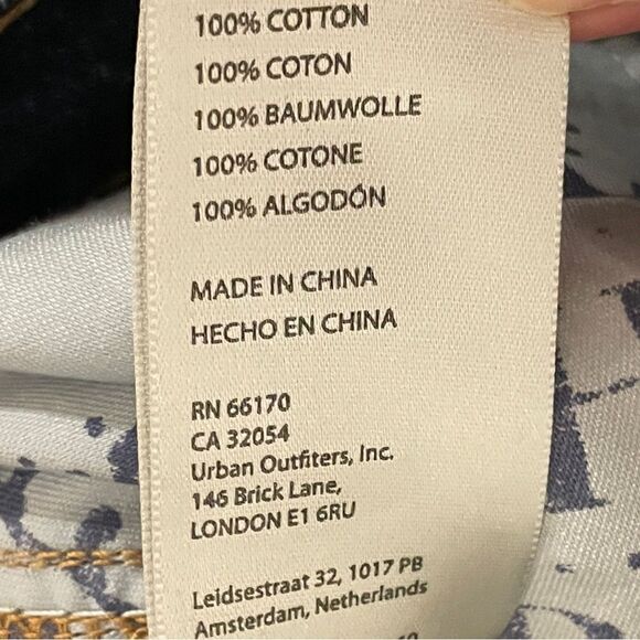 We The Free Curvy Gia Wide Leg High Waist Jeans in Baltic Blue Size 31 - Picture 9 of 15